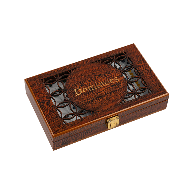 Vynikající Double 6 Wooden Box Domino