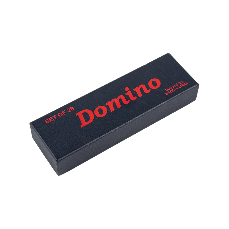 Mini přenosné dvojité šest papírových krabic domino