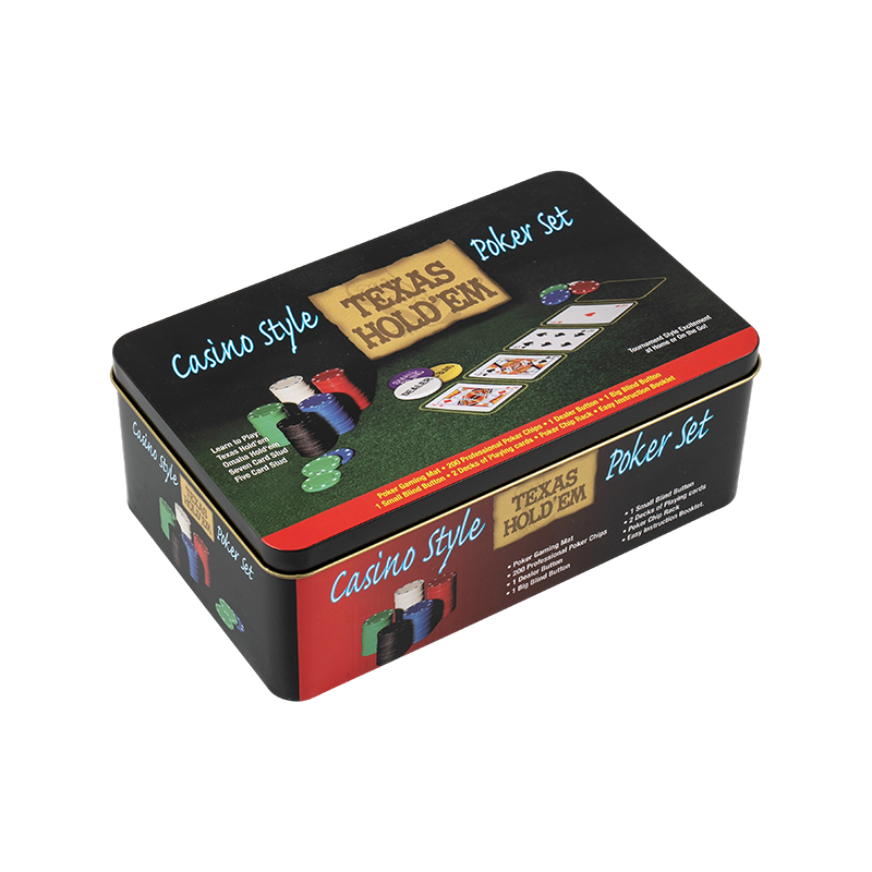 200 pcs deluxe komplexní sada Iron Box Poker Chip