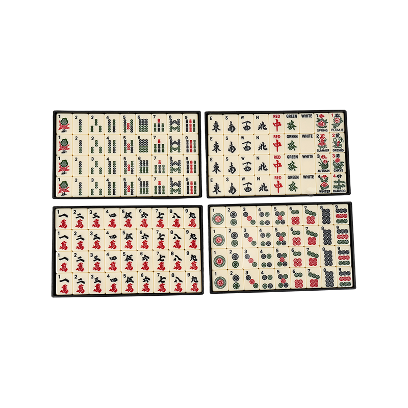 Americký styl jednodílný push card mahjong sada